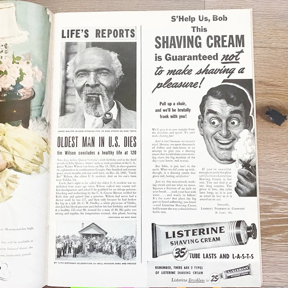 1946 LIFE Magazine | Winston Churchill Cover | Vintage Ephemera | Ads
